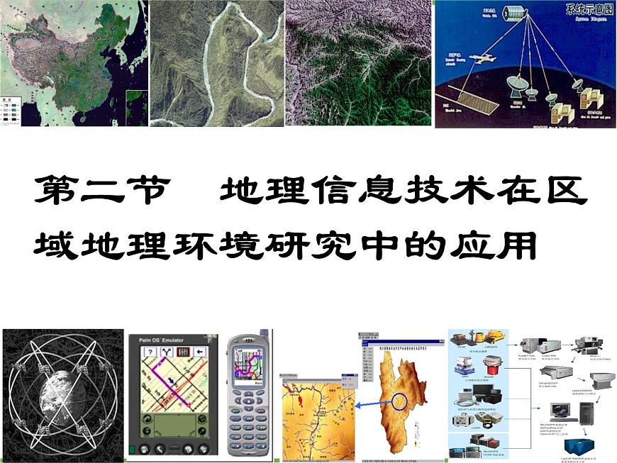 人教版地理必修三1-2地理信息技術在區(qū)域地理環(huán)境研究中的應用課件第1頁