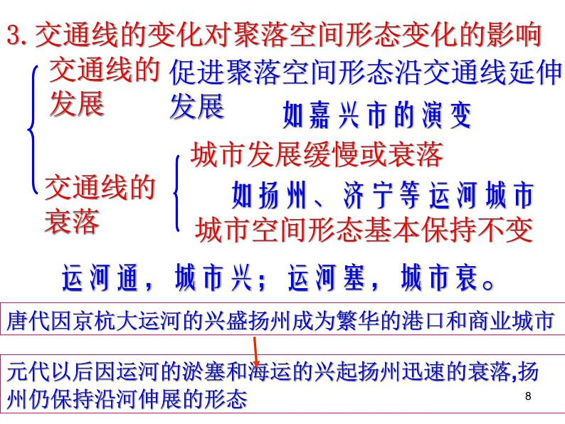5.2交通运输布局变化的影响(共20张PPT)课件PPT第8页