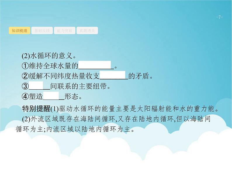 高考地理一轮复习第一部分自然地理第四章第1讲自然界的水循环和水资源的合理利用课件新人教版第7页