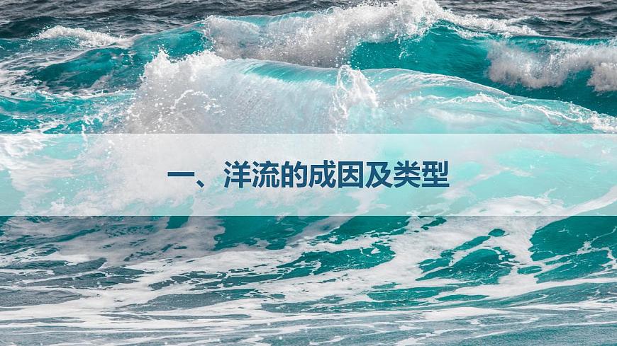 【新教材精創(chuàng)】4.2 洋流及其影響  課件-魯教版高中地理選擇性必修Ⅰ (1)第4頁