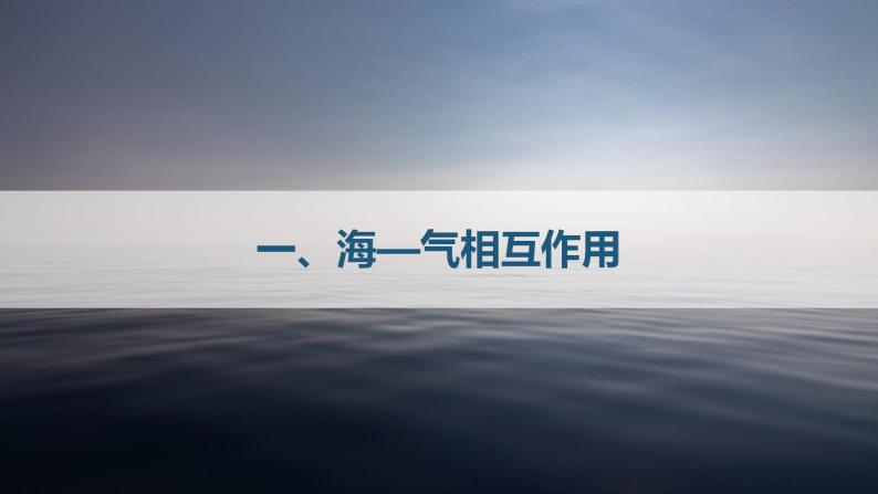 【新教材精创】4.3 海一气相互作用及其影响  课件-鲁教版高中地理选择性必修Ⅰ (1)04