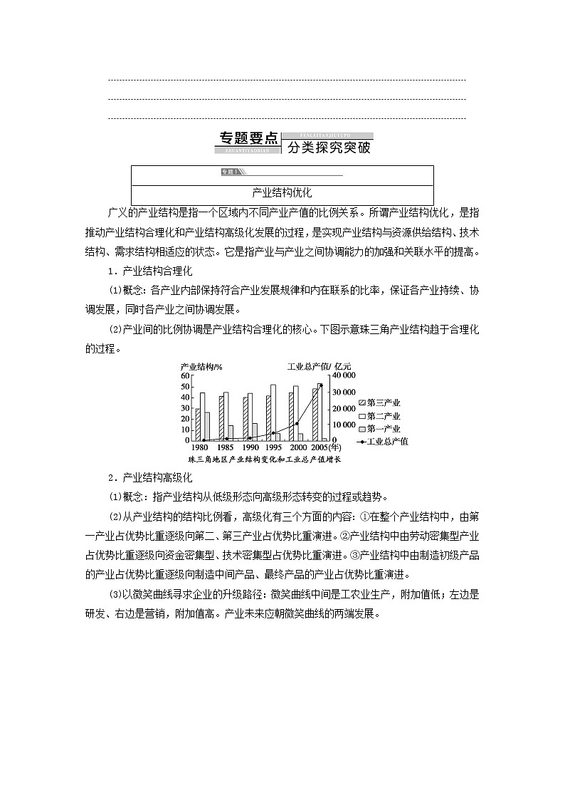 高中地理第2章区域发展章末总结探究课学案湘教版02