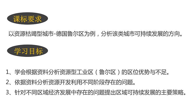 2.3资源枯竭地区的可持续发展—以德国鲁尔区为例(第二课时)课件湘教版(2019)高中地理选择性必修二02
