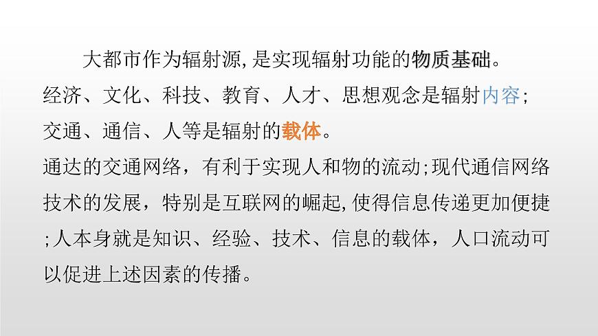 2022中圖版2019必修22.1第一節(jié)上海大都市的輻射功能52張PPT第6頁(yè)