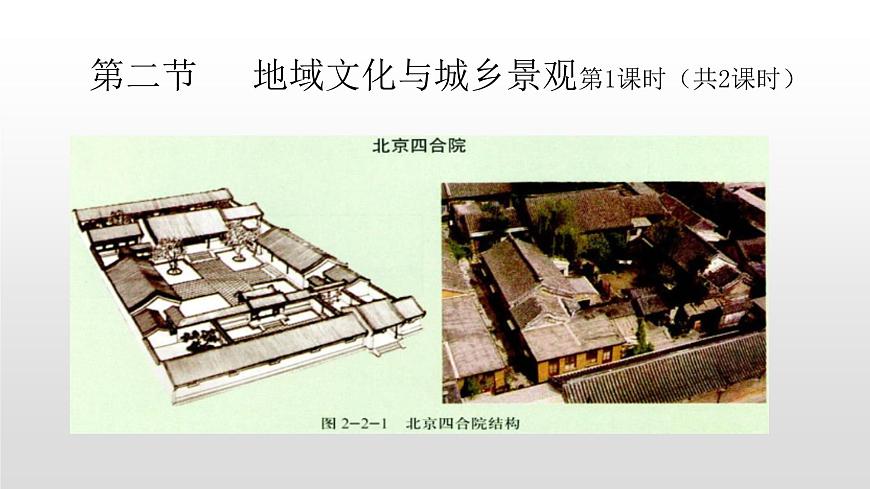 2022中圖版2019必修二2.2第二節(jié)地域文化與城鄉(xiāng)景觀46張PPT第1頁