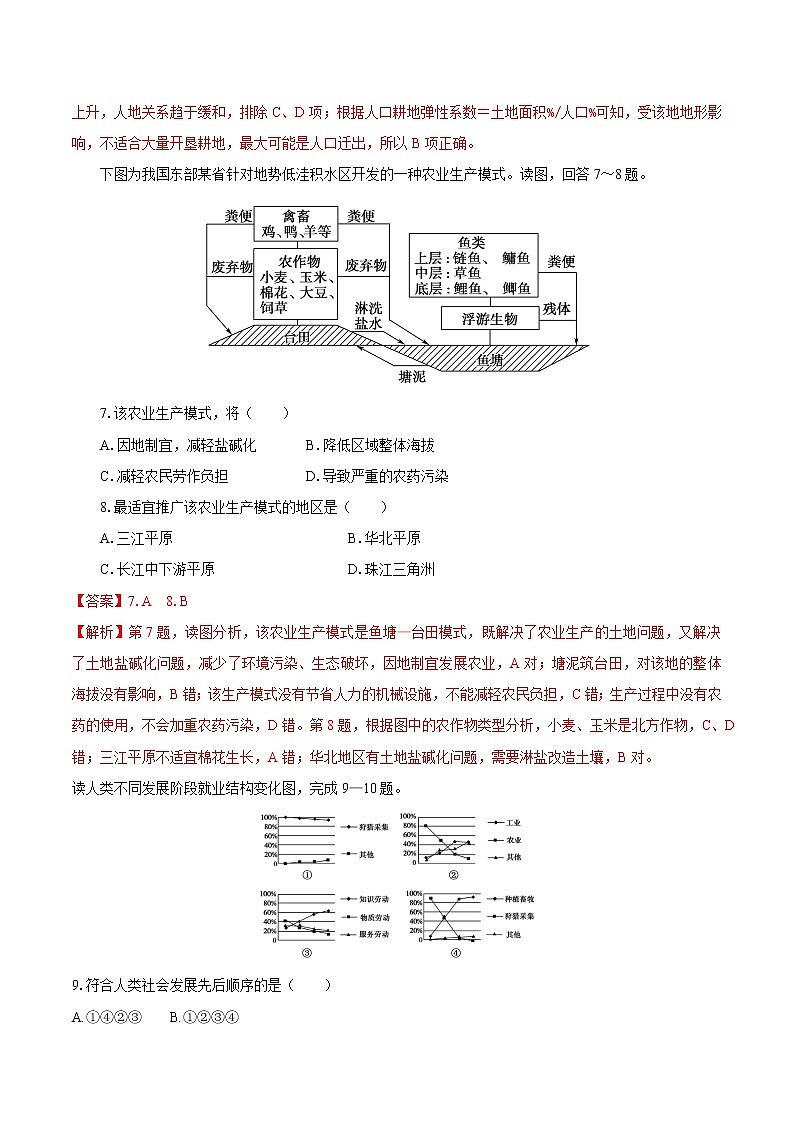 4.1走向生态文明 同步训练 高中地理新人教版选择性必修3(2022年)03