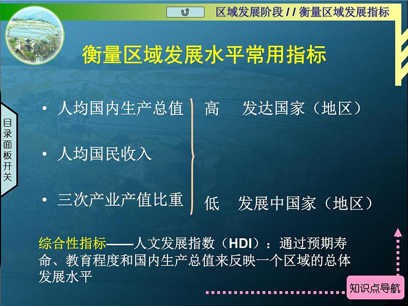 湘教版必修三1-2区域发展阶段课件PPT07