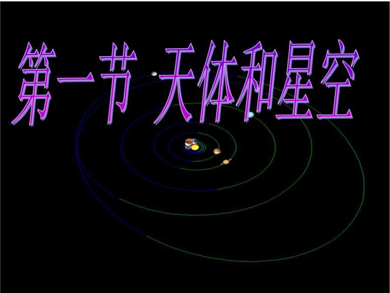 新人教版选修1：1.1 天体和星空（新人教版）课件PPT01