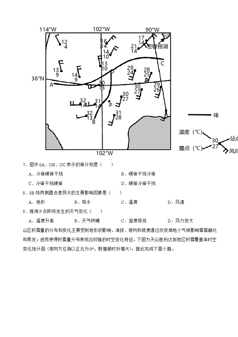 2022屆安徽省六校教育研究會(huì)高三下學(xué)期2月第二次聯(lián)考文綜地理試卷（解析版）第3頁(yè)