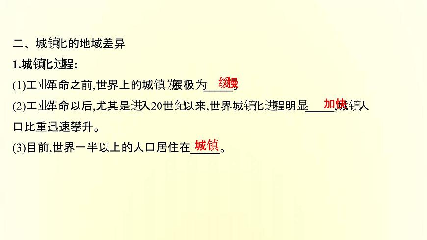 浙江專用湘教版高中地理必修2第二章城鎮(zhèn)和鄉(xiāng)村第三節(jié)城鎮(zhèn)化進(jìn)程及其影響課件第4頁(yè)