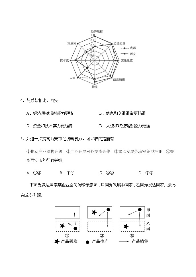 2021-2022学年山东省泰安肥城市高二下学期期中考试地理试题含答案03