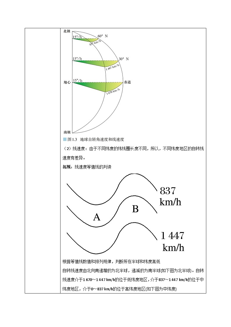 1.1地球的自转和公转 教学设计第3页