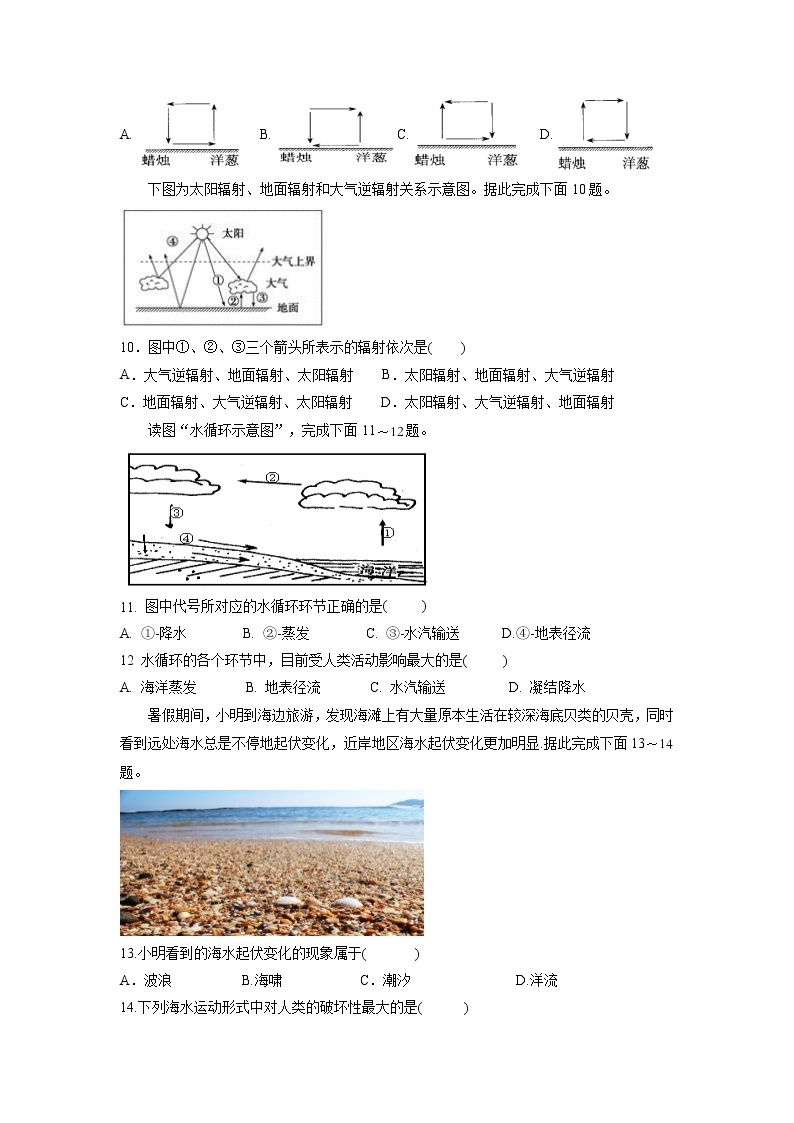 2022年黑龙江省普通高中学业水平合格性考试高一地理仿真模拟试题(一）03