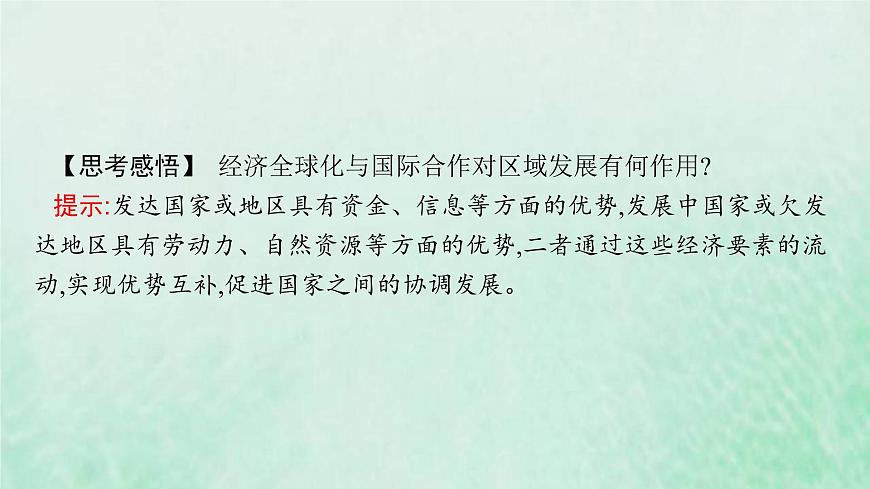 新人教版高中地理選擇性必修2第四章區(qū)際聯(lián)系與區(qū)域協(xié)調(diào)發(fā)展第4節(jié)國際合作課件第6頁