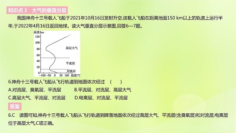 新人教版高中地理必修第一册第二章地球上的大气(课时1)课件第8页