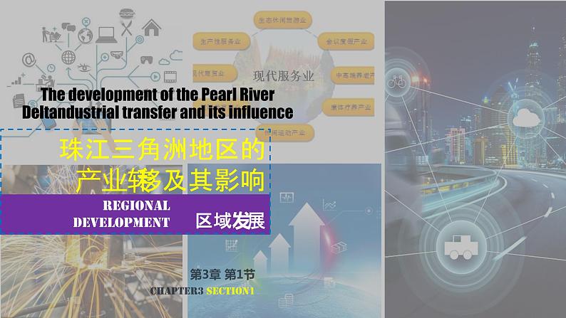 3.1珠江三角洲地区的产业转移及其影响(精品课件)-2022-2023学年高二地理同步备课系列(中图版2019选择性必修2)第1页