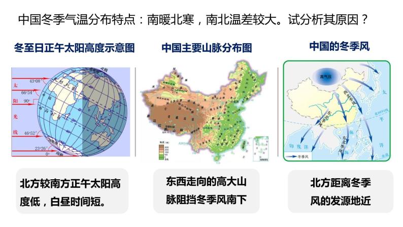 048中国自然地理概况2023届高三地理一轮总复习第三部分中国地理之气候（气温与降水） 课件04