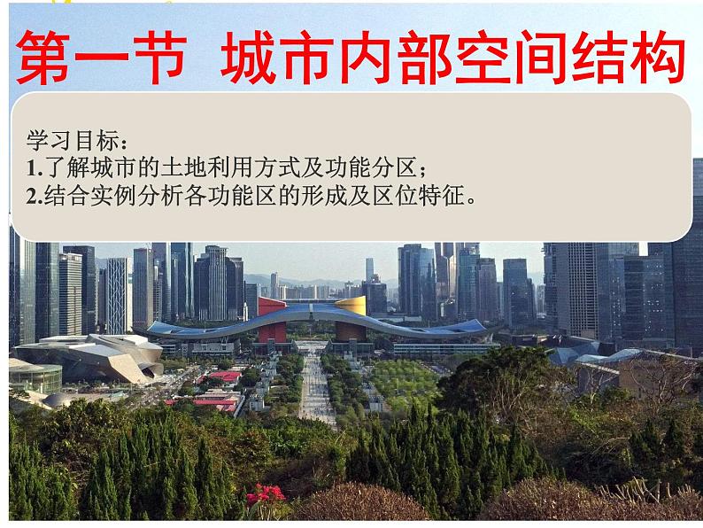 高中地理 乡村和城镇空间结构B 课件第1页