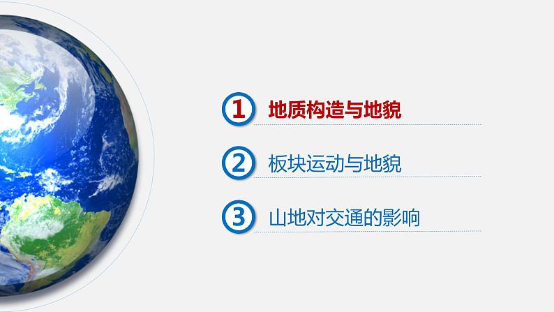 高中地理 高二 地质构造与地貌 构造地貌的形成 第一课时 课件第4页