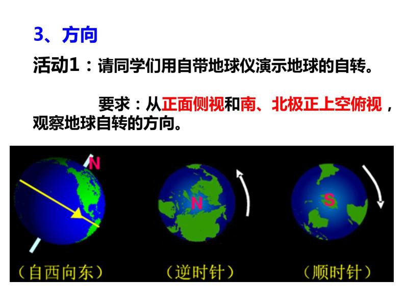 高中地理 高二 地球的自转 地球的公转 课件05