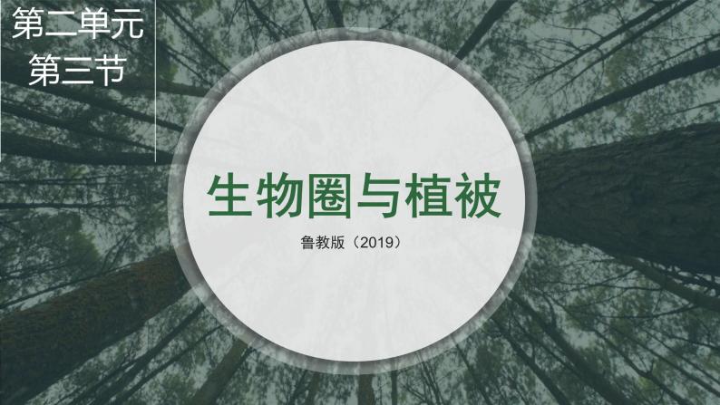 2.3生物圈与植被（精品课件）-2022-2023学年高一地理同步备课系列（鲁教版2019必修第一册）01