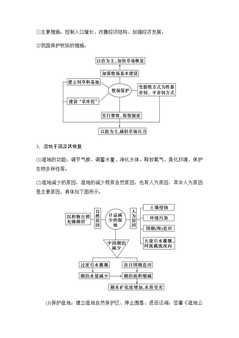 高考地理一轮复习 学案 考点二 生态环境问题及防治措施02