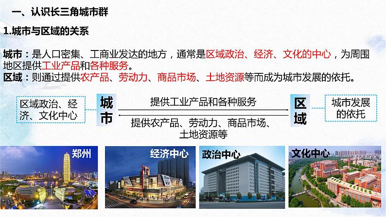 3.1大都市辐射对区域发展的影响——以上海为例课件--高中地理鲁教版(2019)选择性必修2第3页