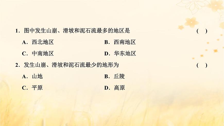 新課標(biāo)2023版高考地理一輪總復(fù)習(xí)第八章自然災(zāi)害第三節(jié)從區(qū)域認(rèn)知的視角聚焦自然災(zāi)害命題熱點(diǎn)區(qū)域綜合思維課件第6頁(yè)
