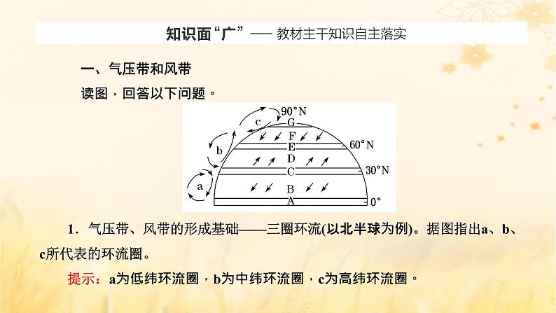 新课标2023版高考地理一轮总复习第四章大气的运动第二节气压带风带及其对气候的影响课件第2页