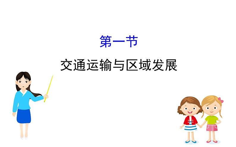 鲁教版高中地理必修第二册4.1交通运输与区域发展课件01