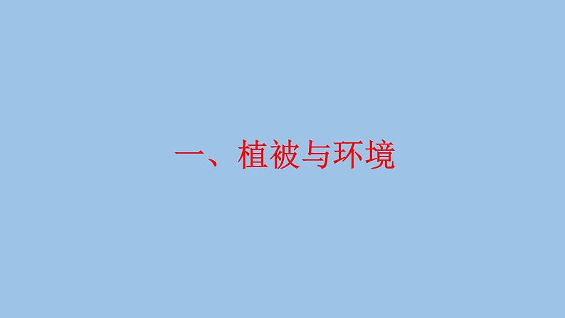 5.1 植被-2022-2023学年高一地理上学期同步课堂备课课件(人教版2019必修第一册)04