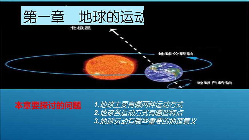 1.1 地球的自轉(zhuǎn)和公轉(zhuǎn)（課件）-2022-2023學(xué)年高二同步備課系列（人教版2019選擇性必修1）第1頁