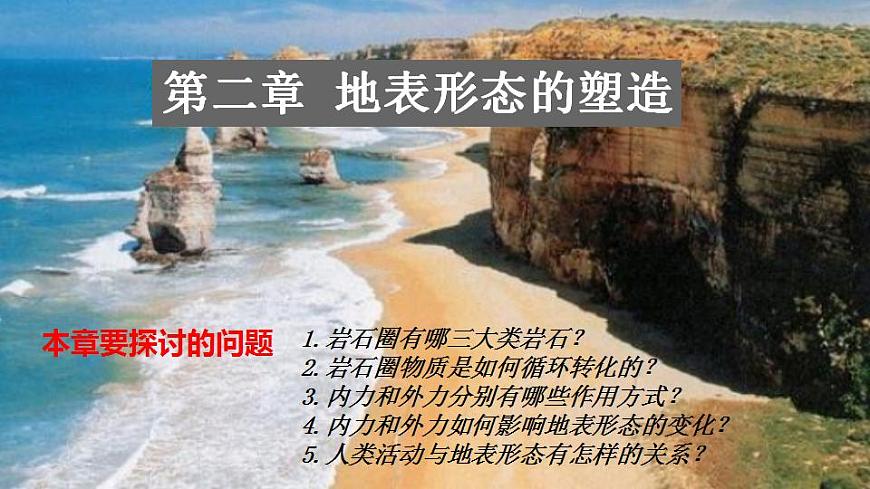 2.1 塑造地表形態(tài)的力量（課件）-2022-2023學(xué)年高二同步備課系列（人教版2019選擇性必修1）第1頁