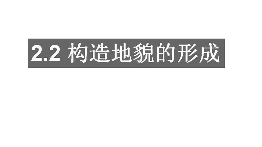 2.2 構(gòu)造地貌的形成（課件）-2022-2023學(xué)年高二同步備課系列（人教版2019選擇性必修1）第2頁