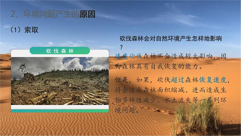 高中地理必修二 5.1 人类面临的主要环境问题 课件第8页