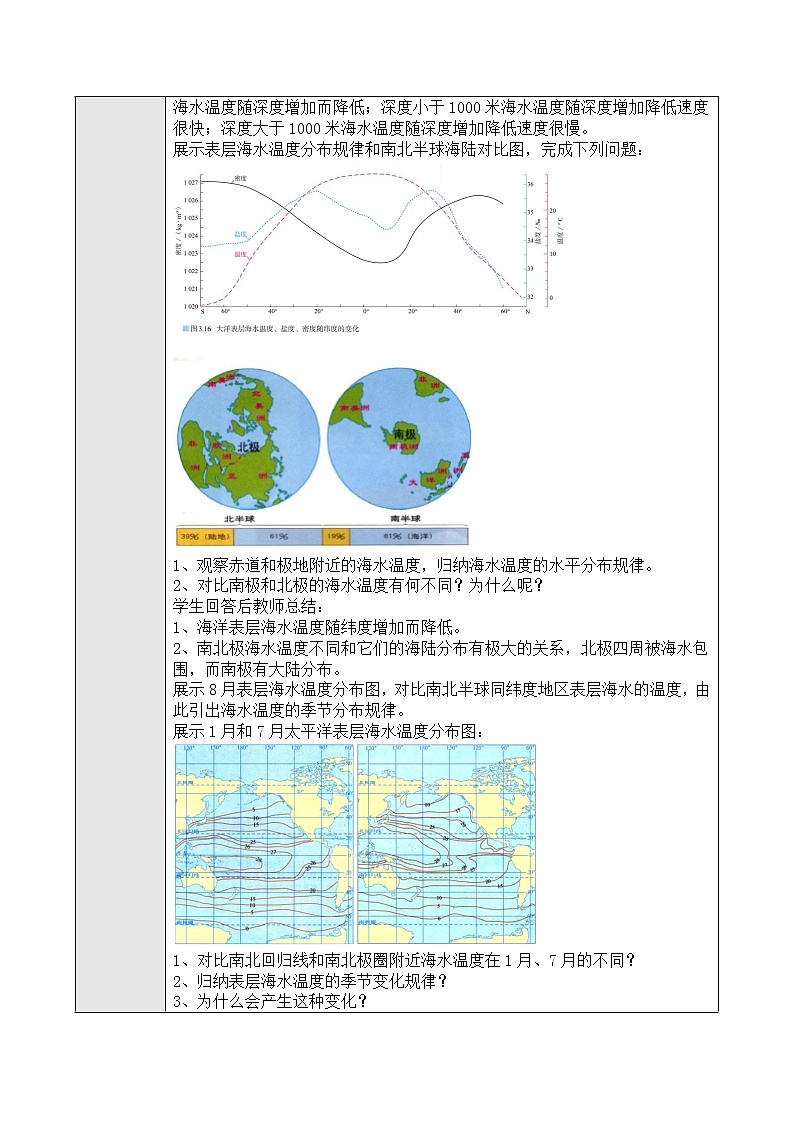 高中地理必修一 3.2海水的性质第一课时第2页