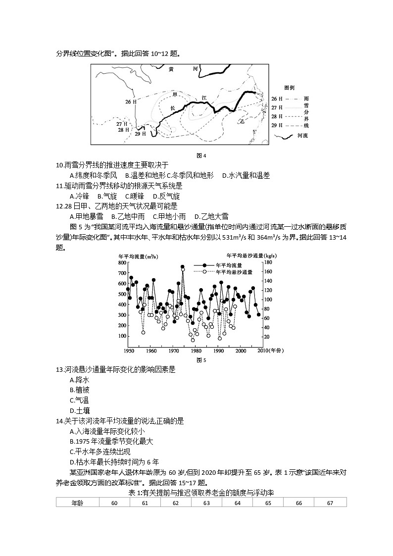 2023江苏省百校联考高三上学期第一次考试地理含解析第3页