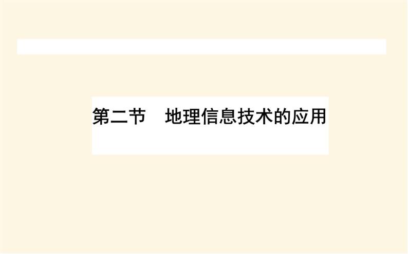 中图版高中地理必修第一册4.2地理信息技术的应用课件01