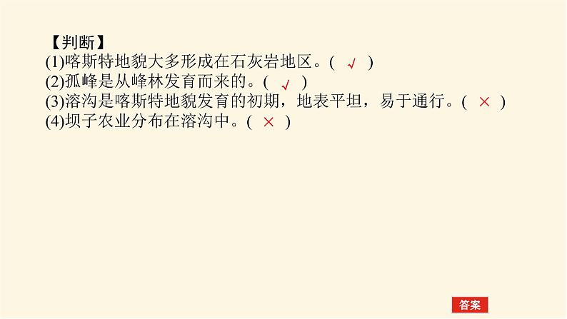 人教版高中地理必修第一册4.1.1喀斯特地貌和河流地貌课件第7页