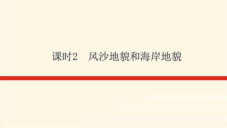 人教版高中地理必修第一冊4.1.2風沙地貌和海岸地貌課件第1頁