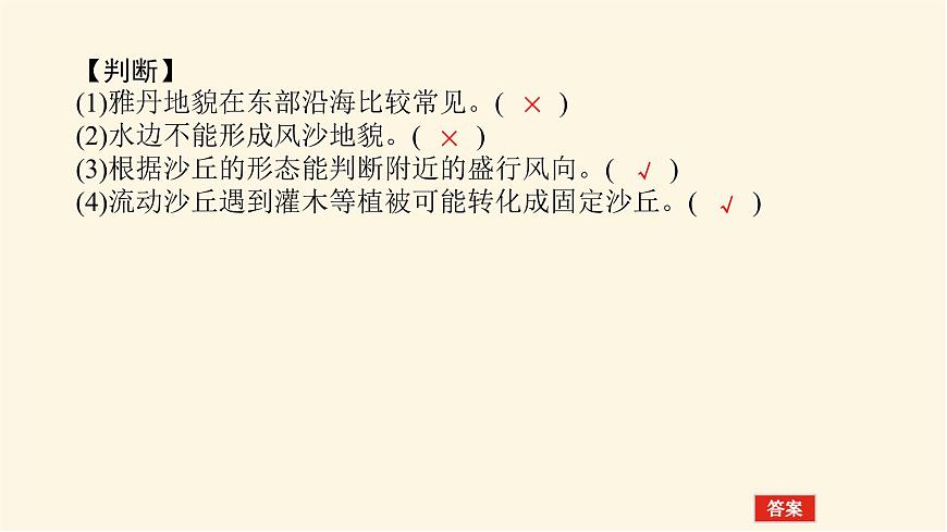 人教版高中地理必修第一冊4.1.2風沙地貌和海岸地貌課件第6頁