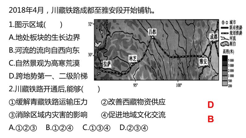 058中国自然地理概况2023届高三地理一轮总复习第三部分中国地理之青藏地区 课件05