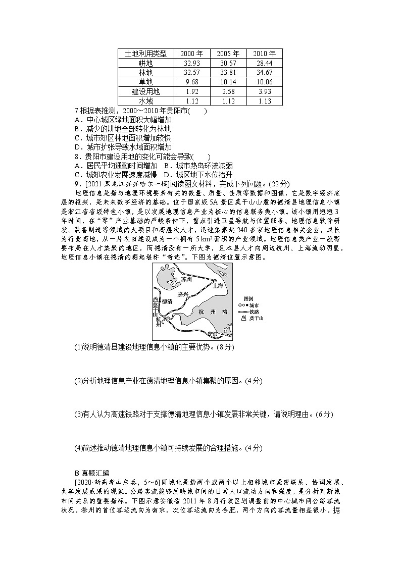 高三地理综合集训24 城市化第2页