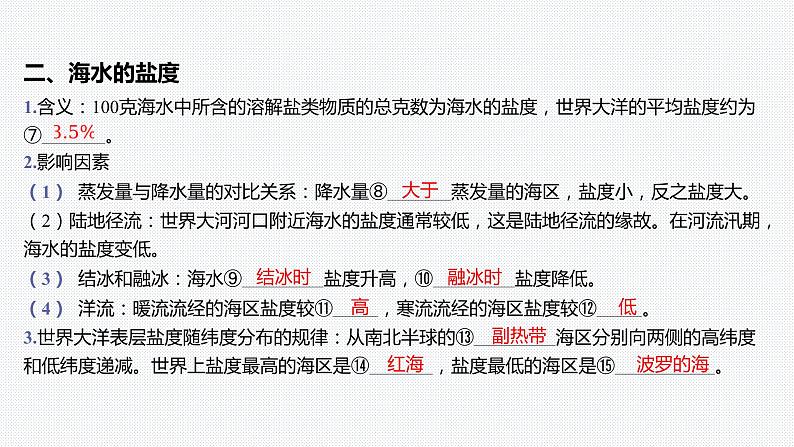 第三章 地球上的水-第二节 海水的性质课件第7页