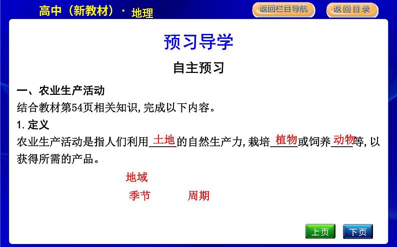 人教版高中地理必修第二册第三章产业区位因素课后训练+导学案+教学课件+检测试题04