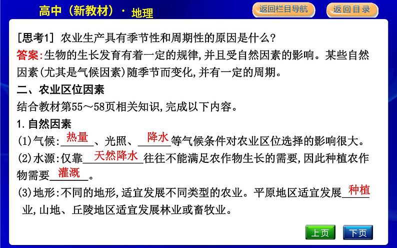 人教版高中地理必修第二册第三章产业区位因素课后训练+导学案+教学课件+检测试题05