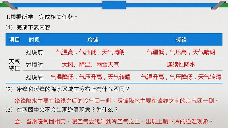 3.3 天气系统 课件第1页