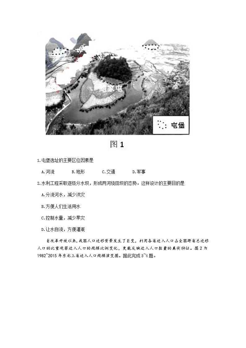 2021沈阳高三下学期质量监测(一)地理试题含答案02
