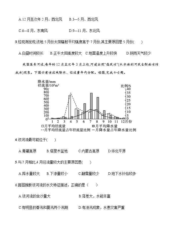 2021深圳实验学校高中部高二下学期第一阶段考试地理试题含答案02