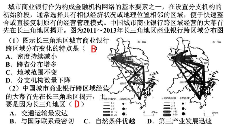 066中国自然地理概况2023届高三地理一轮总复习第四部分人文地理之服务业的区位选择 课件05